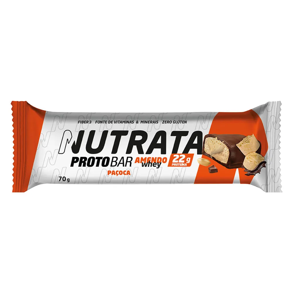 Barra De Proteína Nutrata Protobar Amendo Whey 70g
